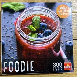 300 Pcs Goliath Foodie Puzzle Berry and Chia Seed Smoothie